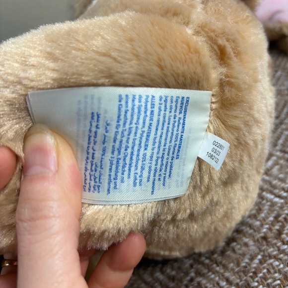 Build A Bear Workshop Tan Rabbit Pawlette Plush 15” Bunny Rabbit Has Music Sound - Picture 5 of 8